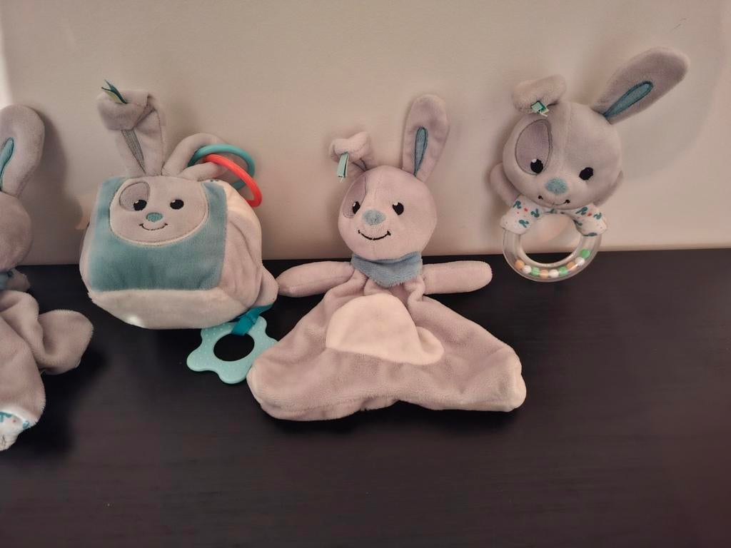 Dreambaby baby spullen doudou met & zonder geluid, rammelaar, Kinderen en Baby's, Ophalen of Verzenden, Rammelaar