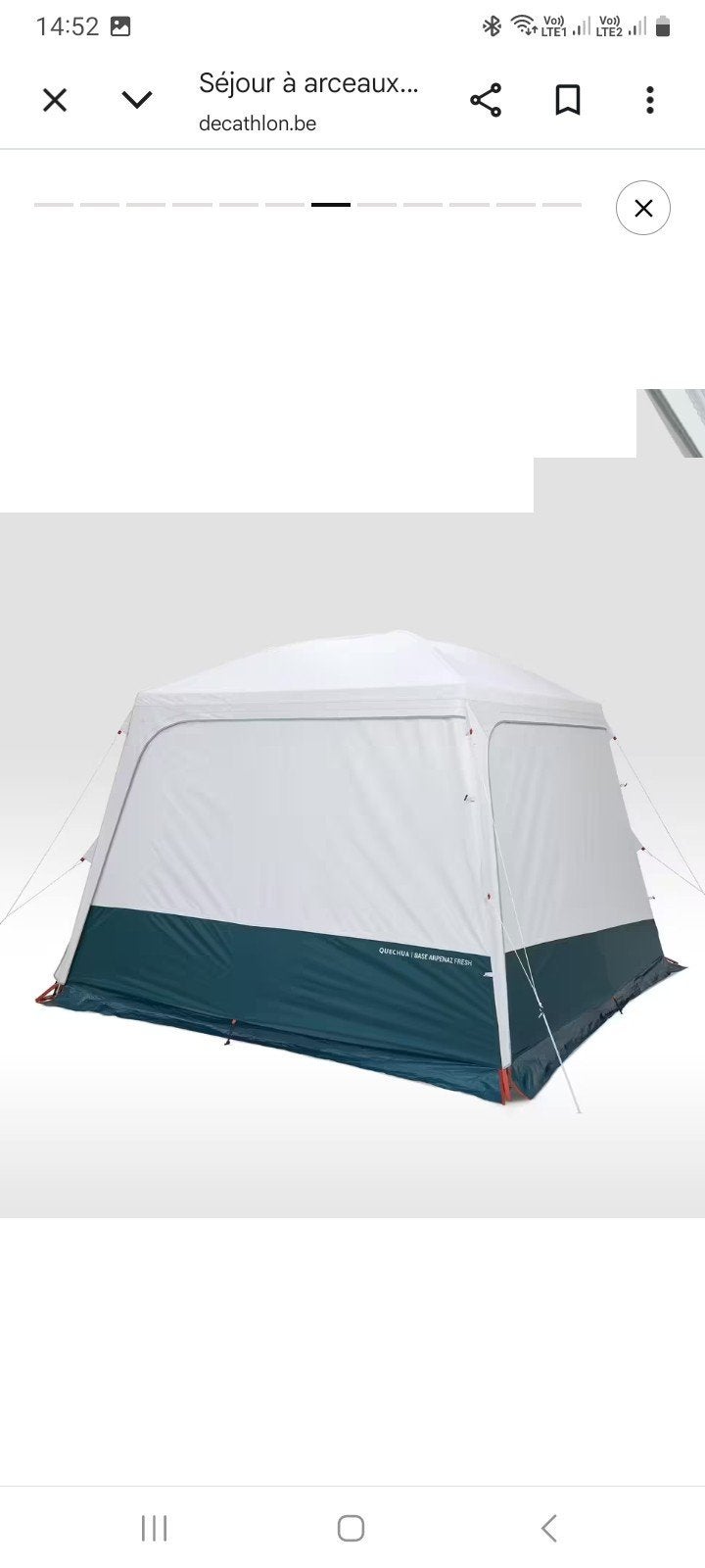 Abris decathlon camping, Caravanes & Camping, Tentes, Enlèvement