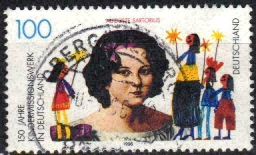 Allemagne 1996 - Yvert 1666 - Œuvres missionnaires pour (ST), Timbres & Monnaies, Timbres | Europe | Allemagne, Envoi, Affranchi