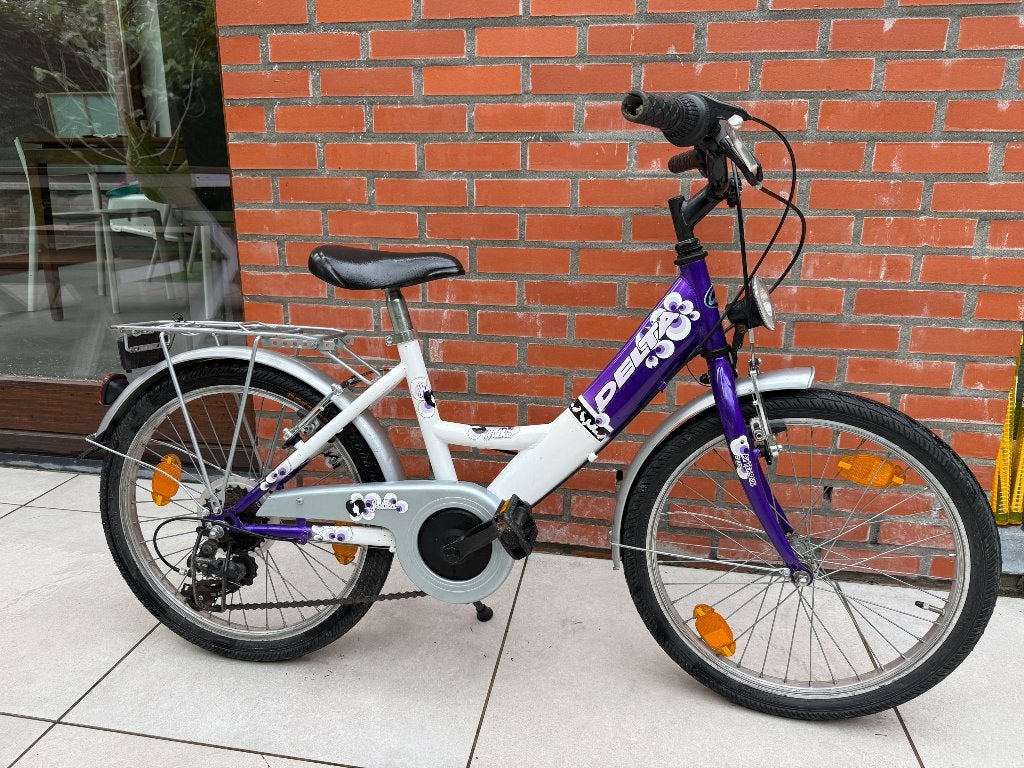 Delta Julika kinderfiets 20 inch – 6 versnellingen  5-7 jaar, Frein sur jante, Frein à main, Utilisé, Delta