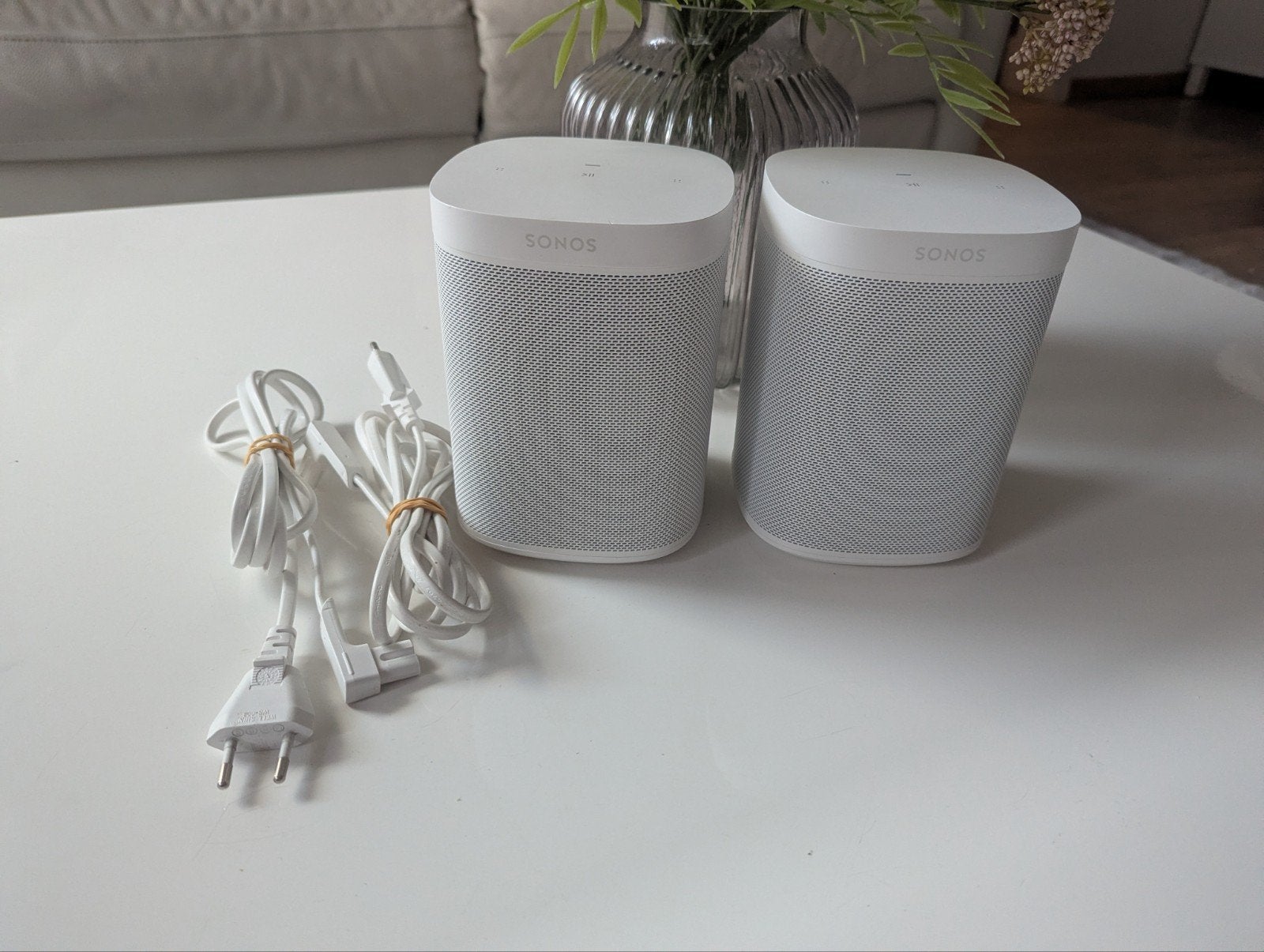 2x Sonos One SL witte luidspreker - Zeer goede staat