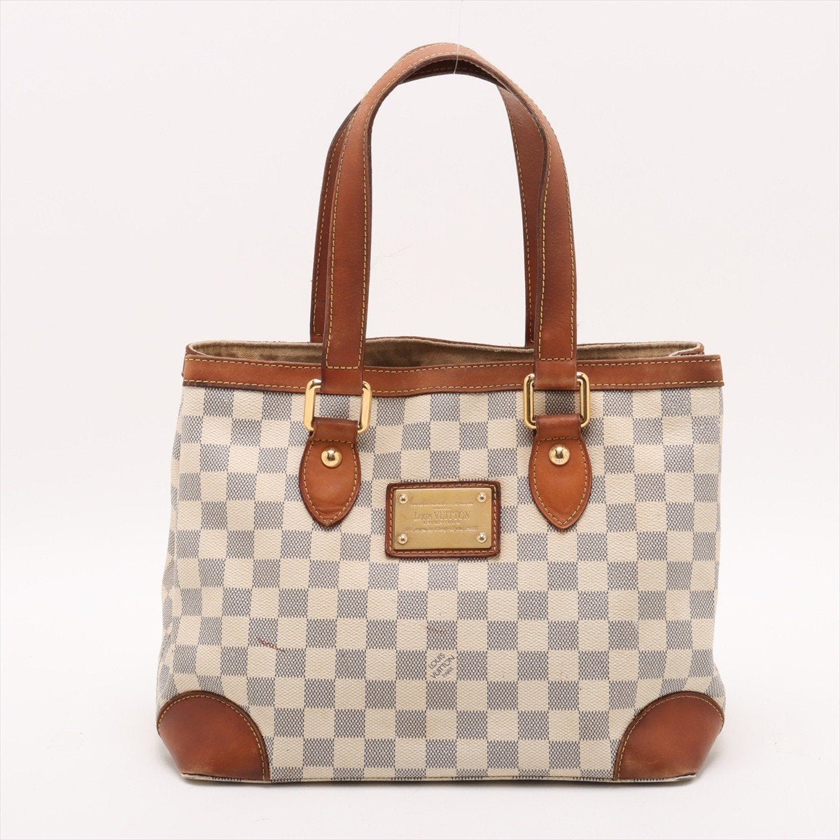 Sac Louis Vuitton Hampstead vintage, Enlèvement ou Envoi, Utilisé, Bleu, Shopper