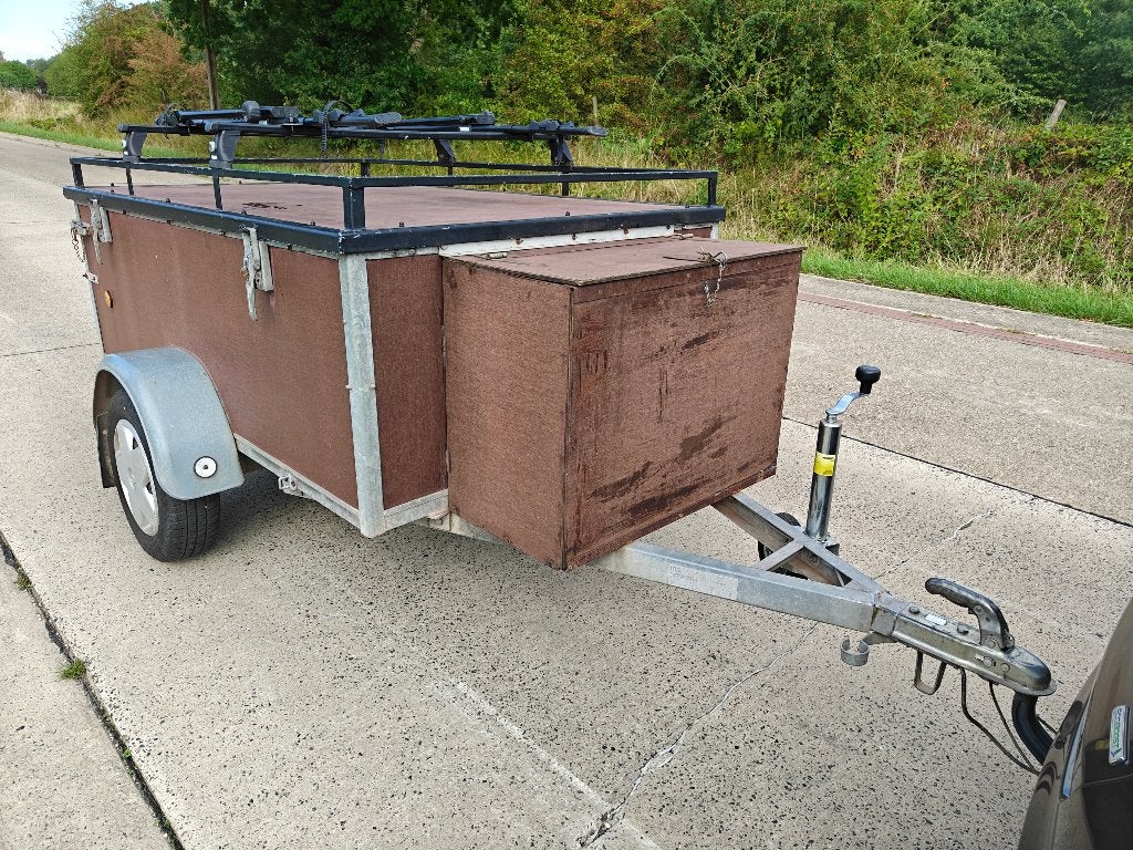 Bagage /vis/gewoon remork galva fietsendragers 750kg id, Auto diversen, Ophalen, Gebruikt