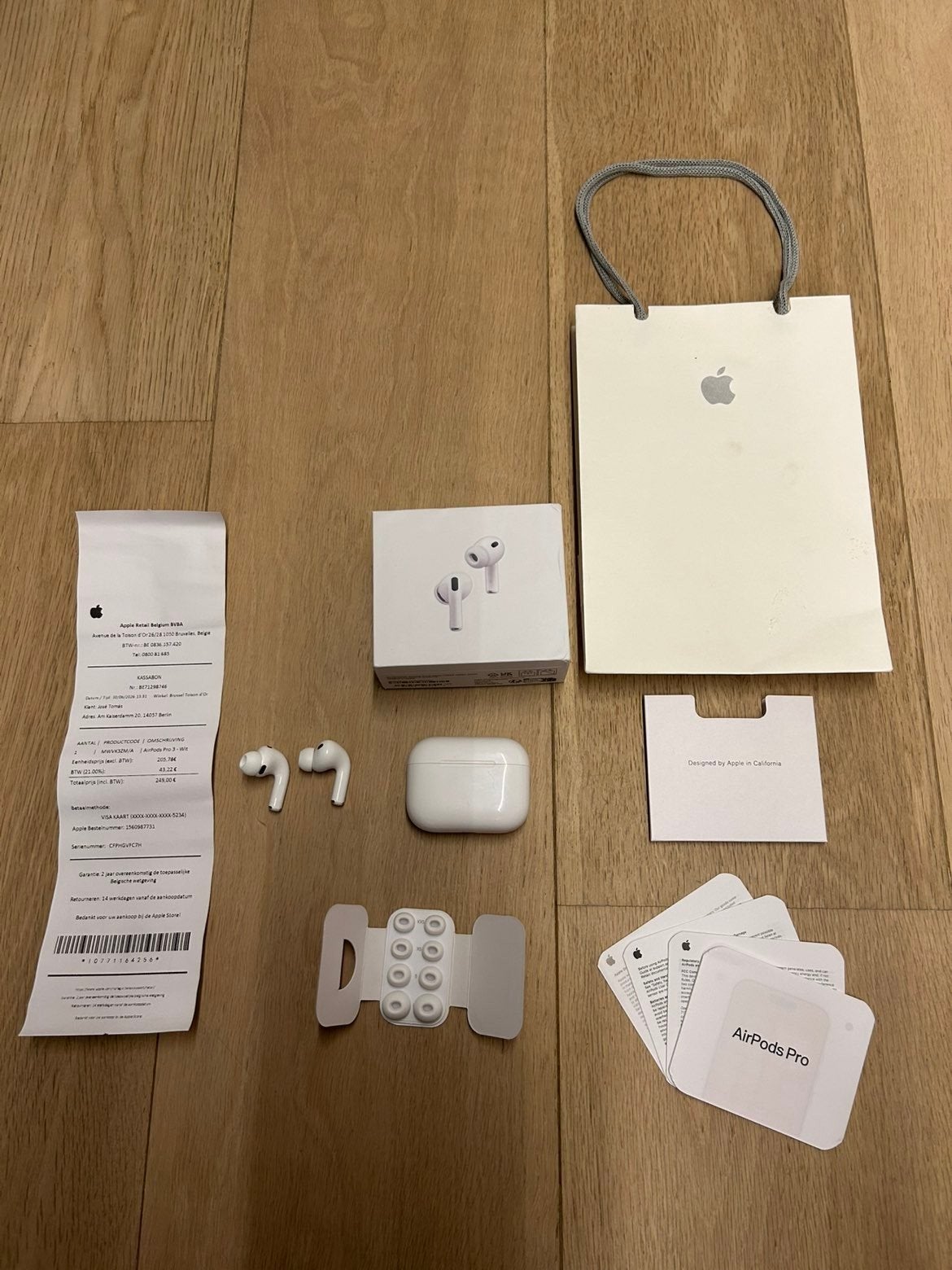 AirPods Pro 3 blanche, Enlèvement ou Envoi, Blanc