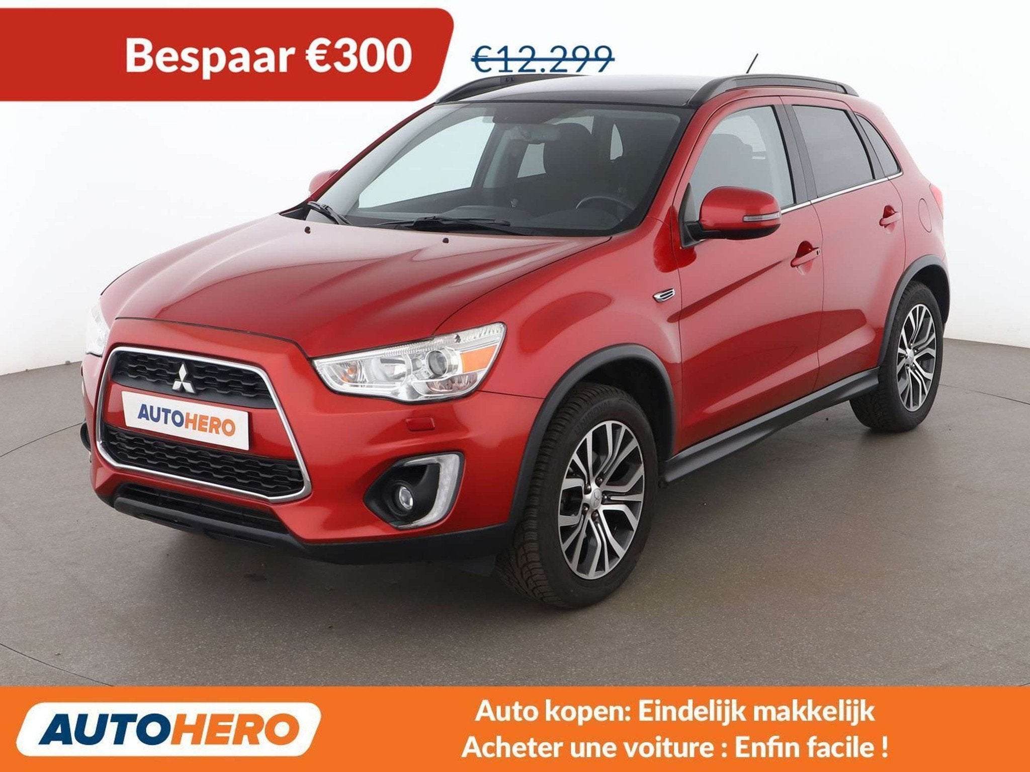 Mitsubishi ASX 1.6 Basis 2WD (année de construction 2015), Autos, Rouge, 1345 kg, Achat, 1590 cm³