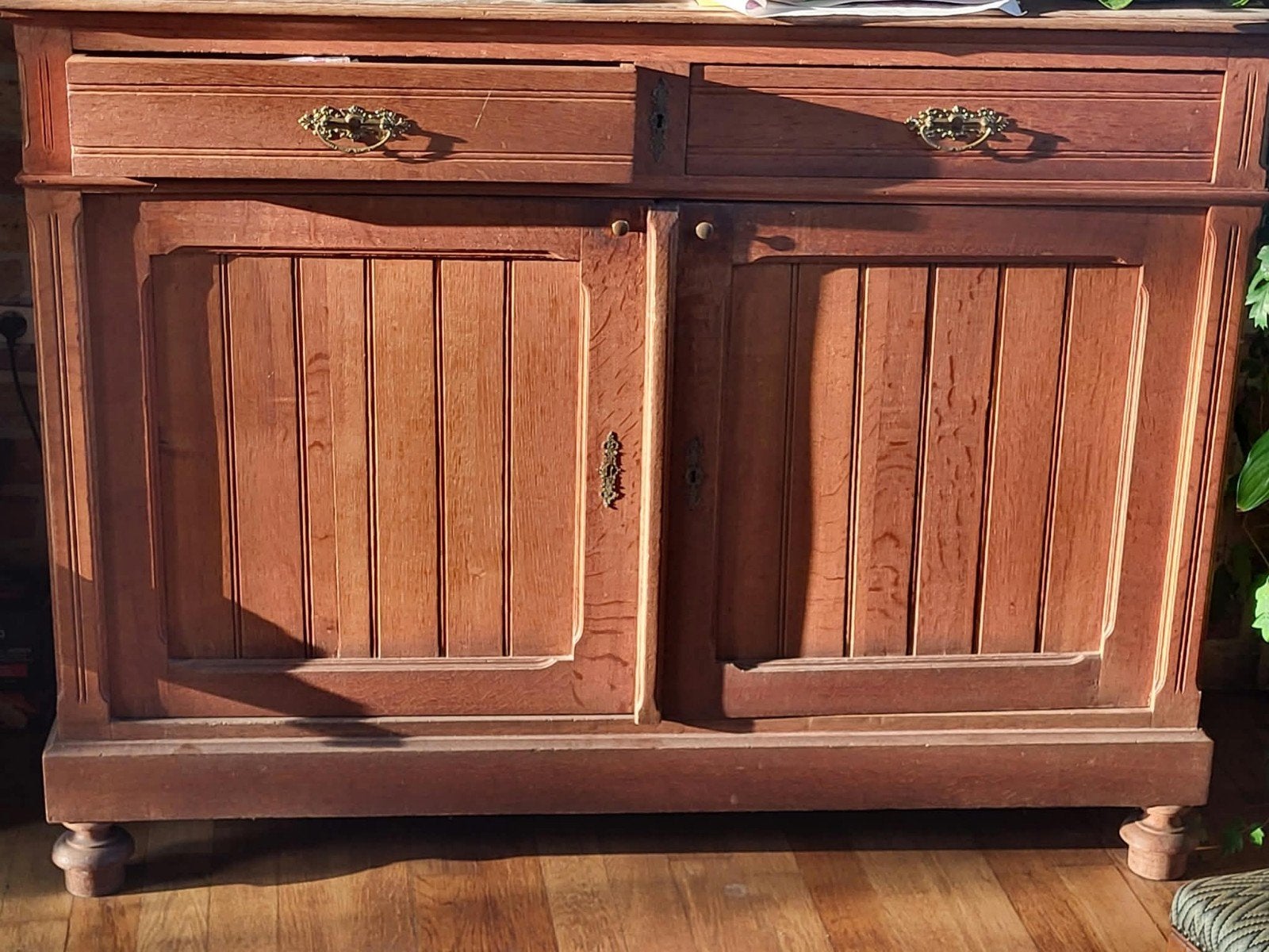 eiken kast, Ophalen