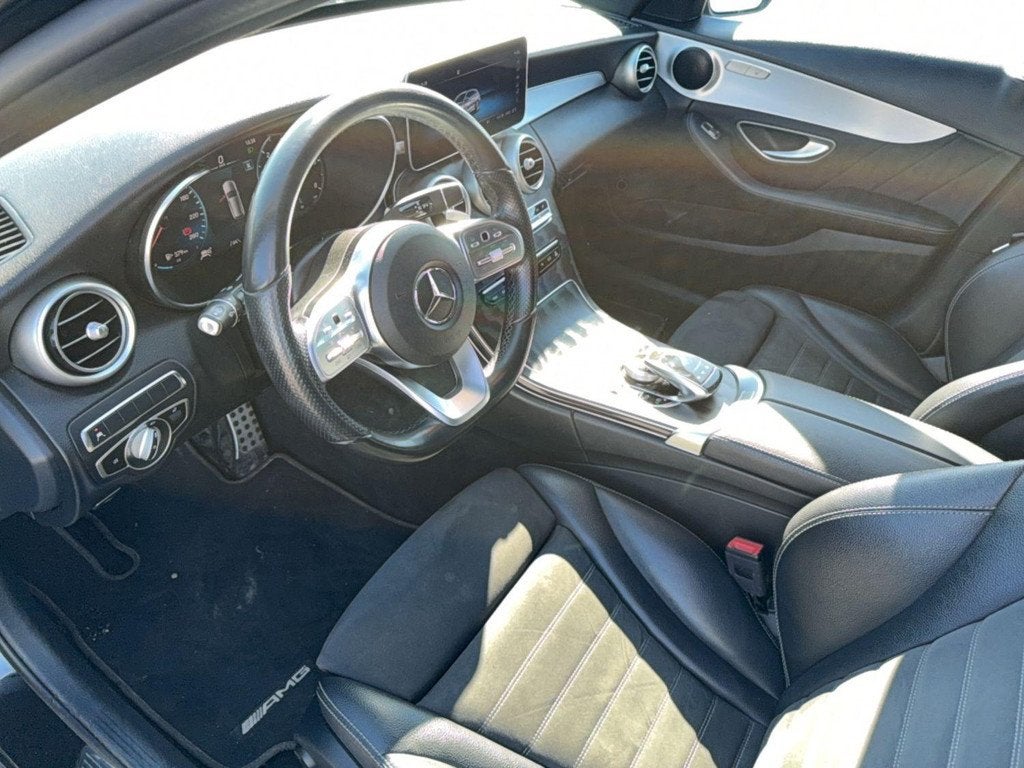 Mercedes-Benz C-Klasse 220 D Break AMG Line | Panoramisch Da, Auto's, Automaat, Zwart, 4 cilinders, 1645 kg