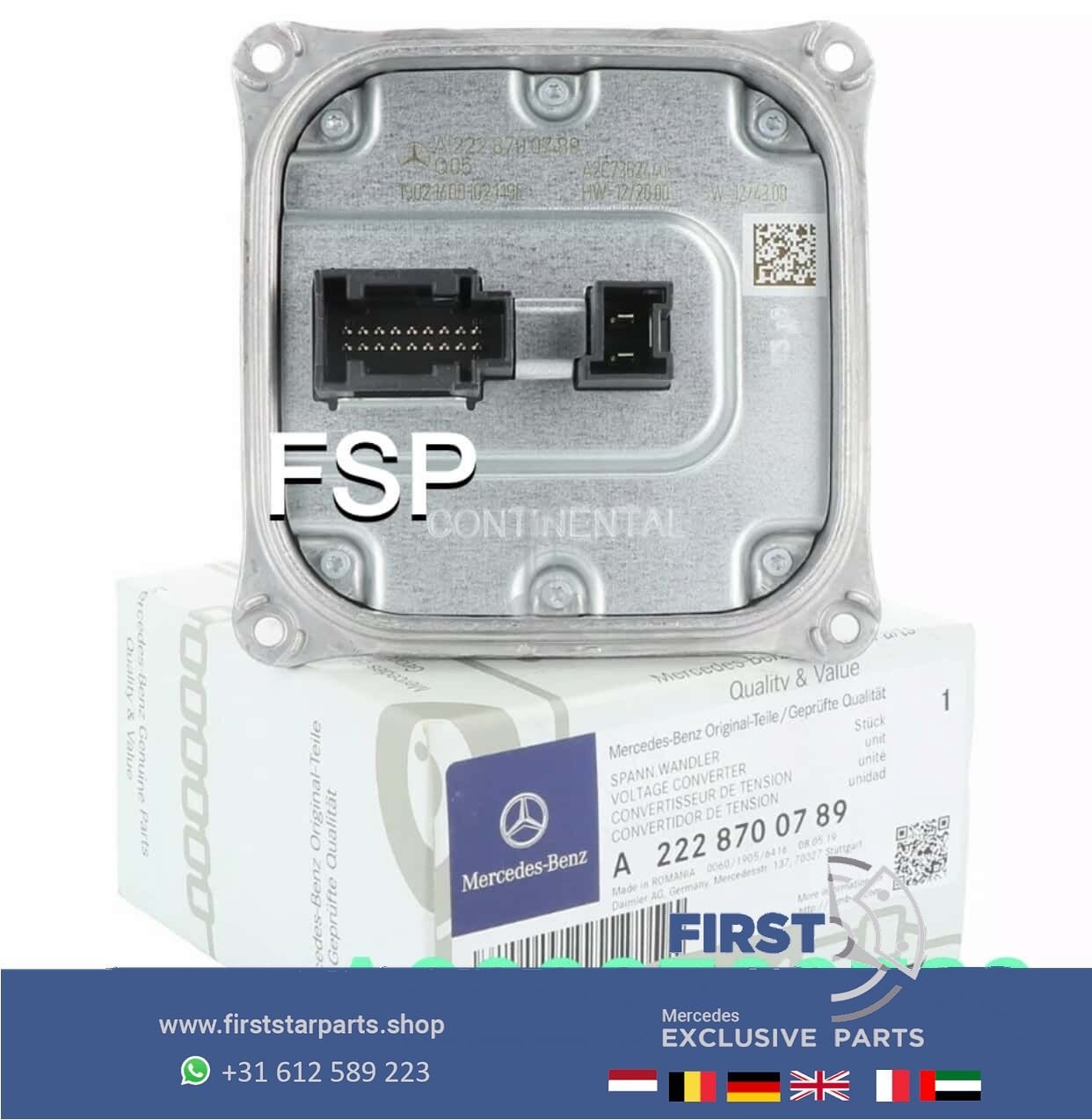 A2228700789 Mercedes LED Koplampmodule W205 W212 W222 W166 W, Gebruikt, -, Ophalen of Verzenden, -