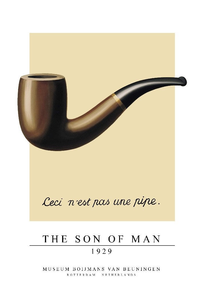 Affiche René MAGRITTE, Antiquités & Art, Enlèvement ou Envoi