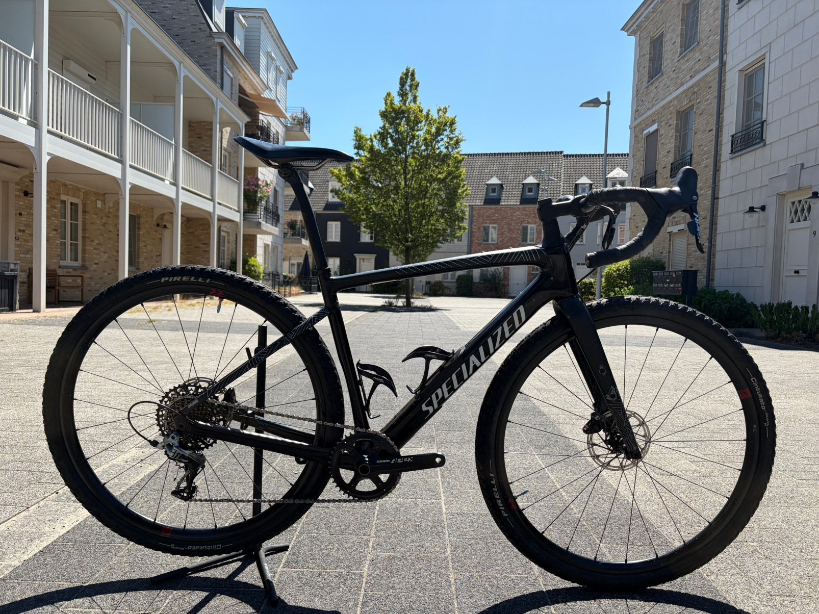 Specialized Diverge 54 glans zwart, Gebruikt, Carbon, Heren, 53 tot 57 cm