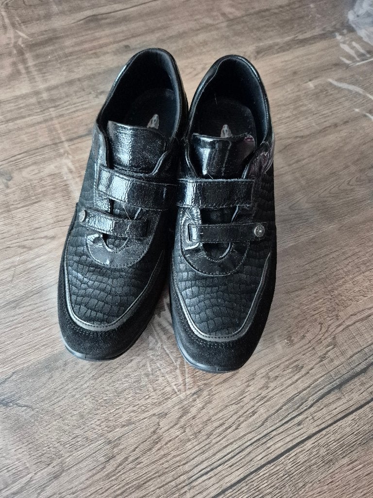 Chaussures noires compensées, Kleding | Dames, Ophalen, Schoenen met lage hakken, Zwart, Nieuw
