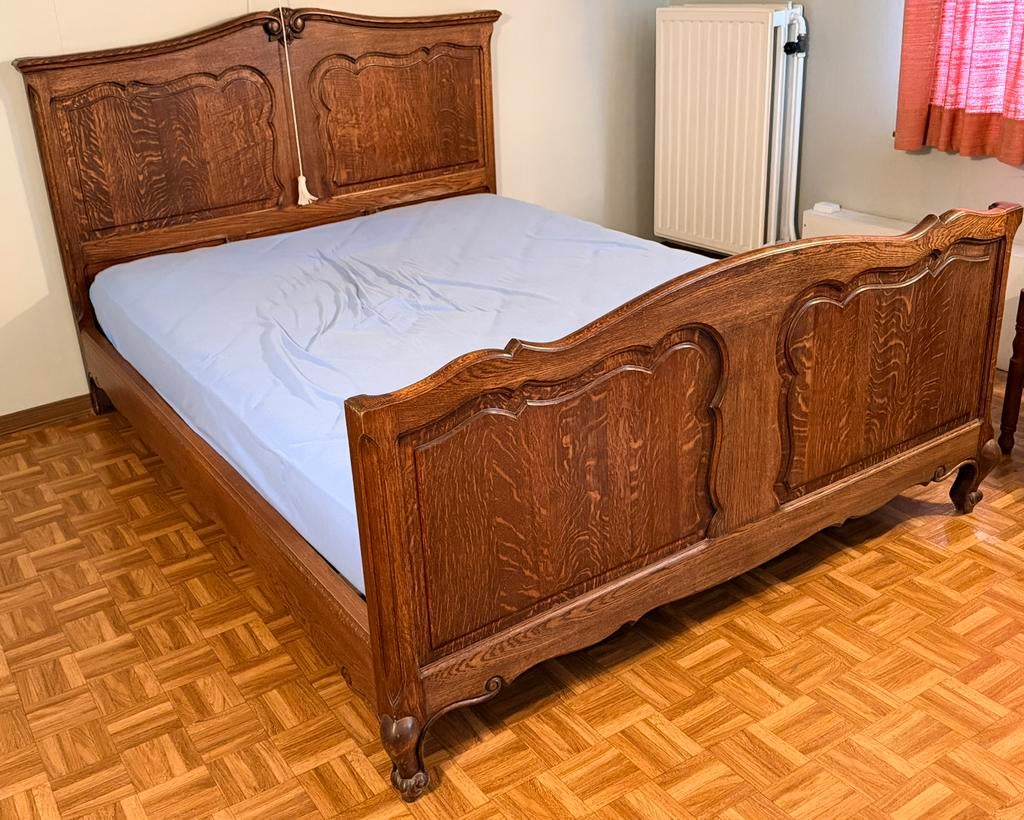 Chambre composée lit, sommier à lattes et armoire, Enlèvement, Utilisé, Deux personnes