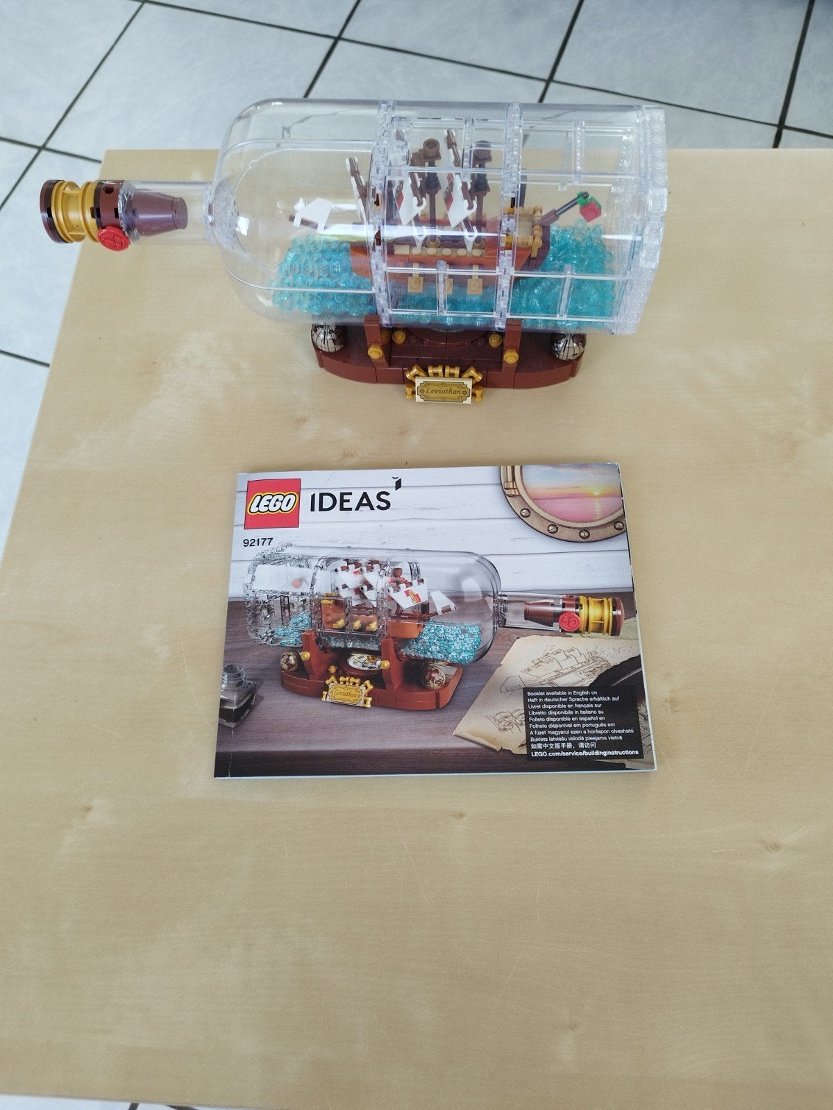 lego ideas boot in fles 92177, Ophalen of Verzenden, Lego, Ideas