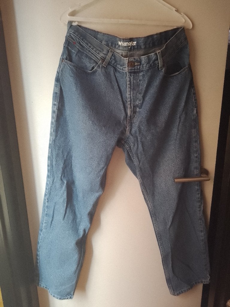 wrangler jeans W 38 L 32 straight nieuwstaat, W36 - W38 (confectie 52/54), Wrangler, Zo goed als nieuw, Verzenden
