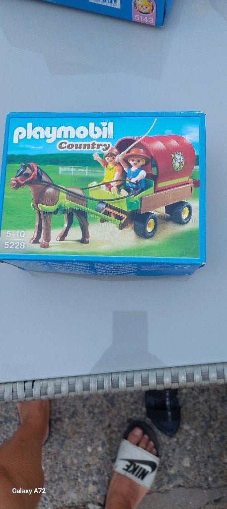 Playmobil 5228 Enfants et chariot / Pony avec huifkar, Enfants & Bébés, Jouets | Playmobil, Neuf, Enlèvement ou Envoi, Kit complet
