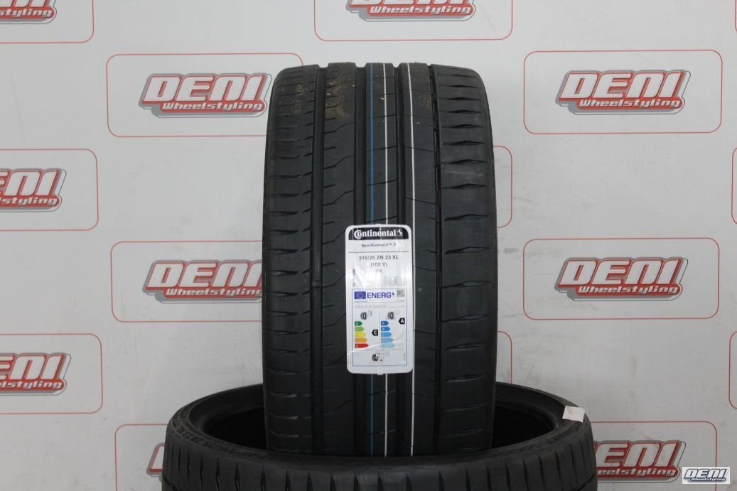 4x 315/25/23 Continental Sport Contact 7 NIEUW, -, -, Nieuw, Overige maten