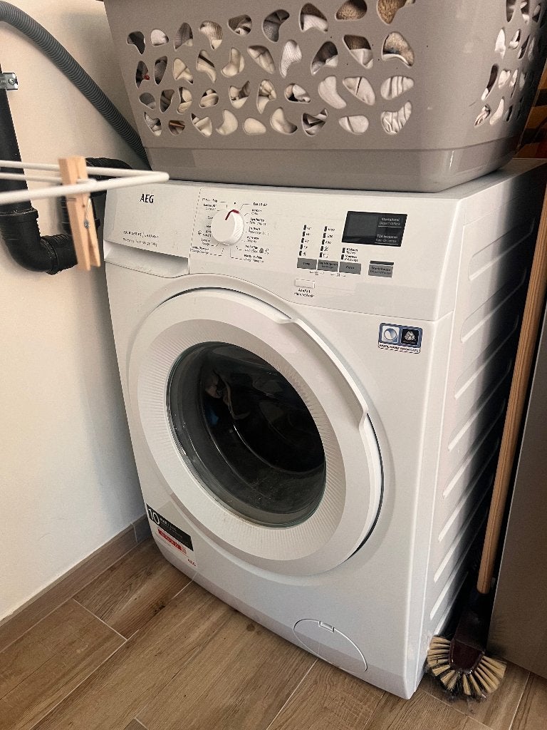 AEG wasmachine LF61R840 + 8 jaar garantie, Ophalen, Handwasprogramma, Zo goed als nieuw, Voorlader