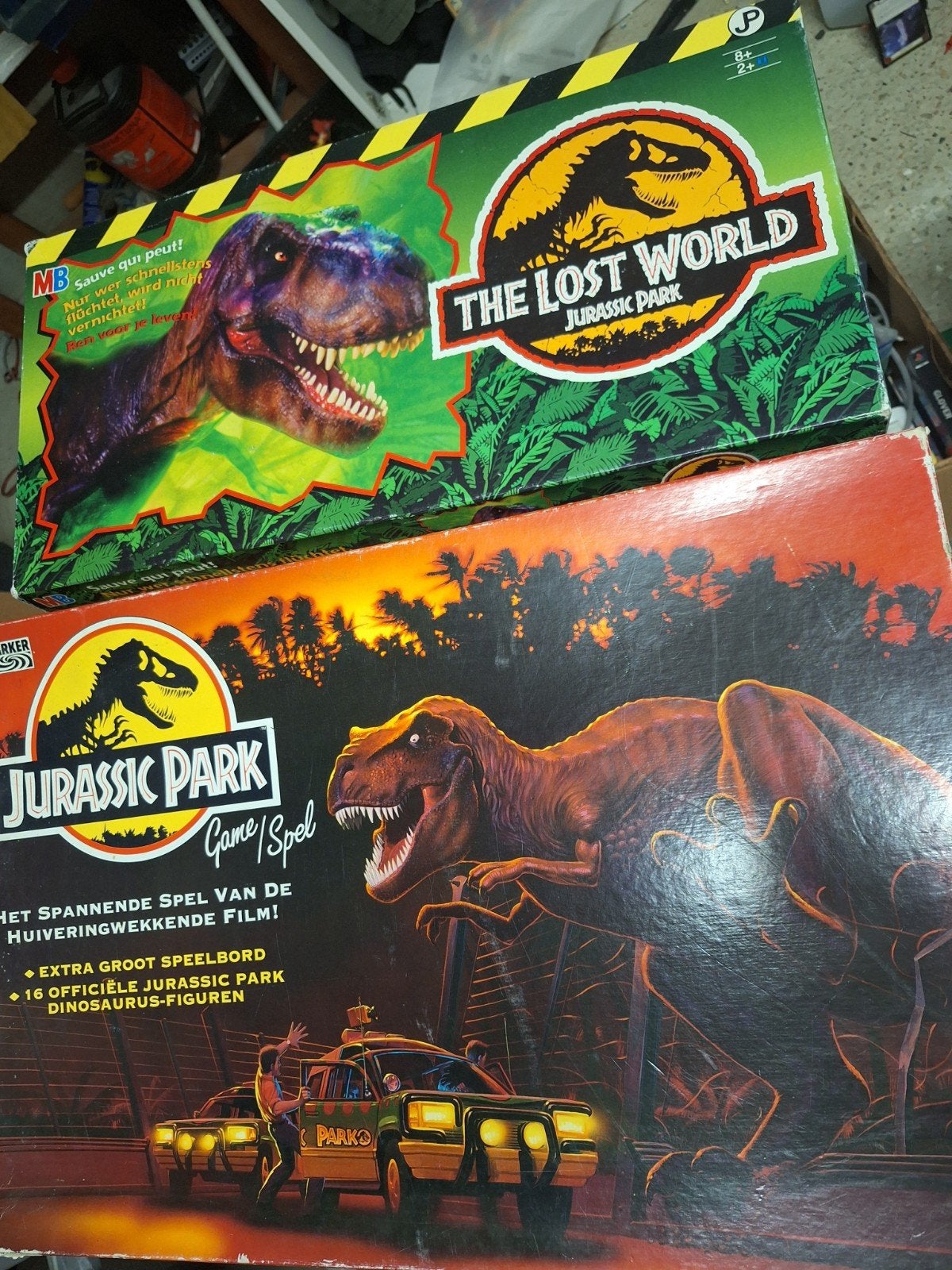 Vintage jurassic Park bordspellen, Enlèvement ou Envoi