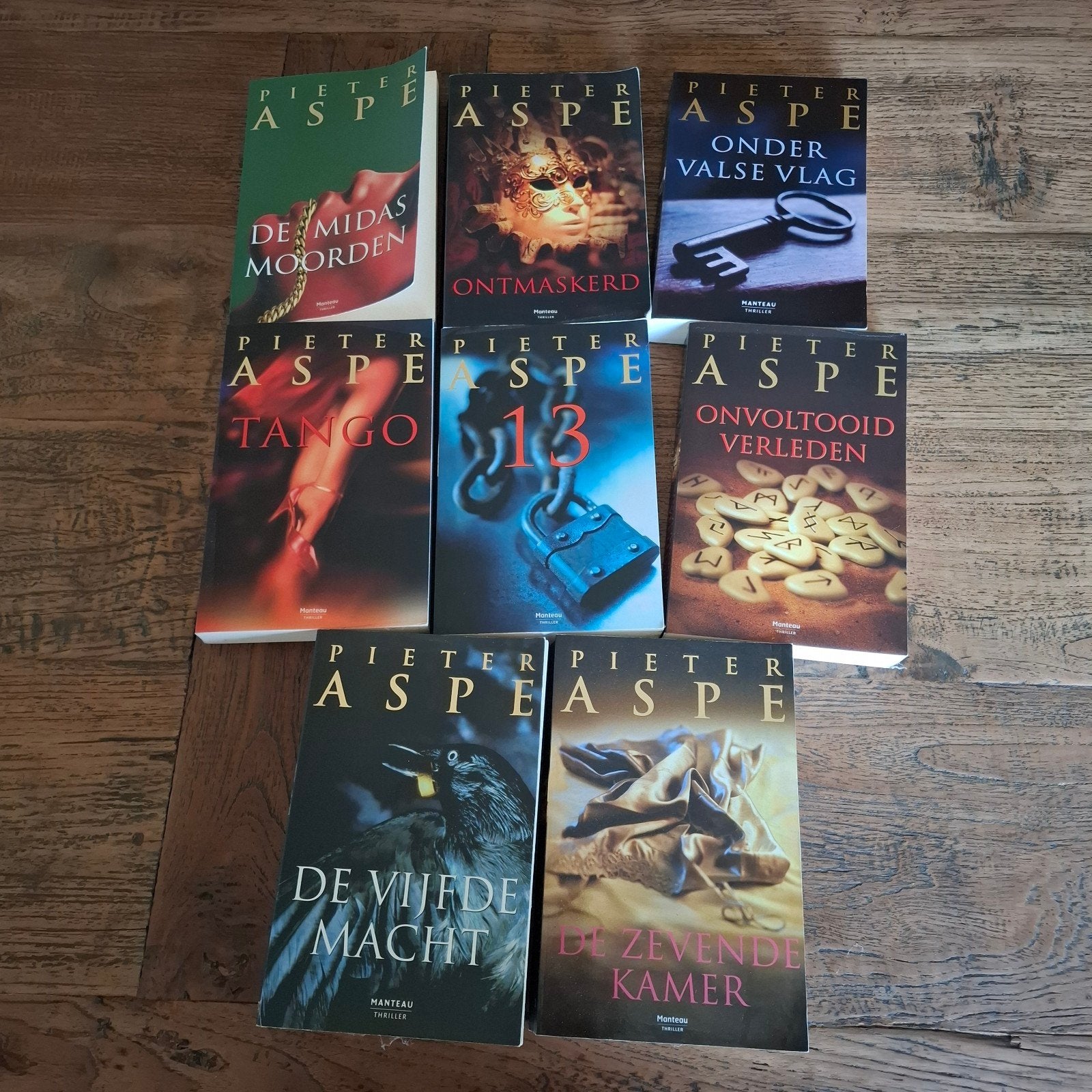 Pieter Aspe reeks : 8 boeken, Boeken, Ophalen, Gelezen, Pieter Aspe
