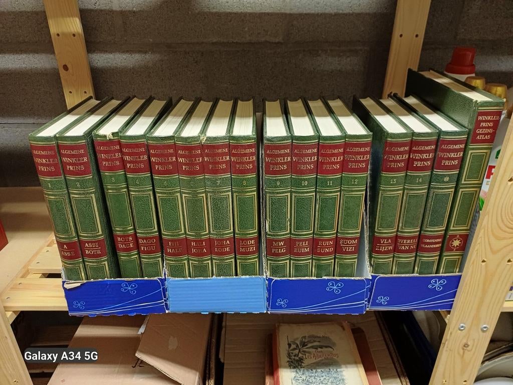 Encyclopédie Complète Winkler Prins 16 livres, Enlèvement