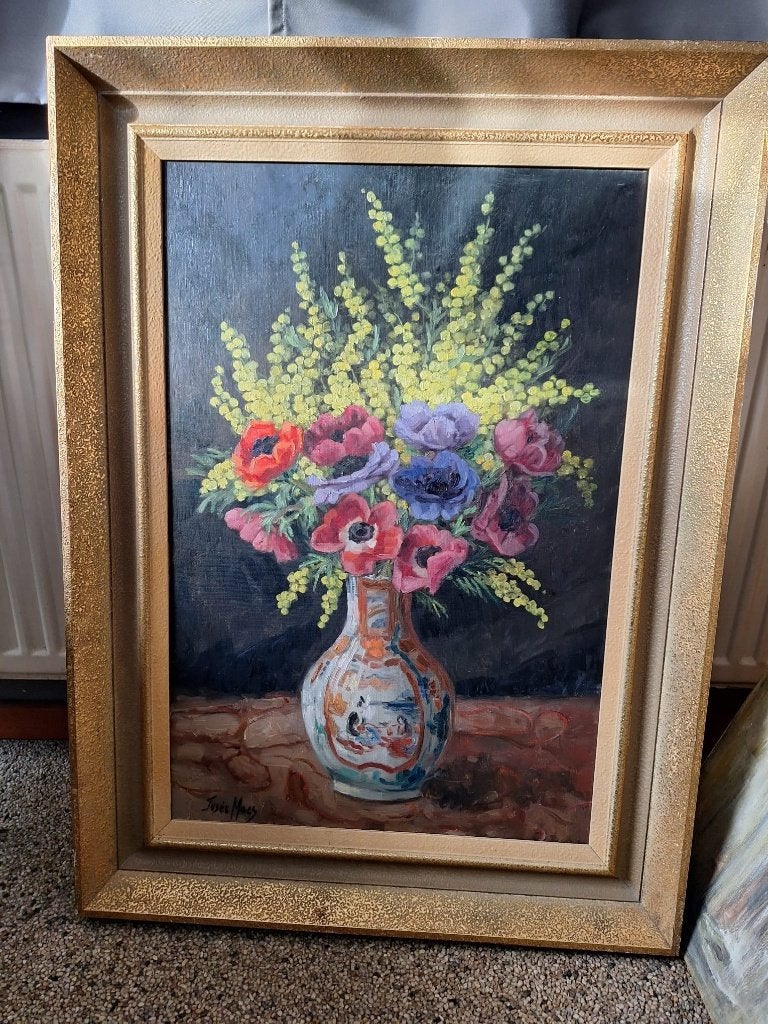 Schilderij op doek Josée Maes, Antiek en Kunst, Kunst | Schilderijen | Klassiek, Ophalen