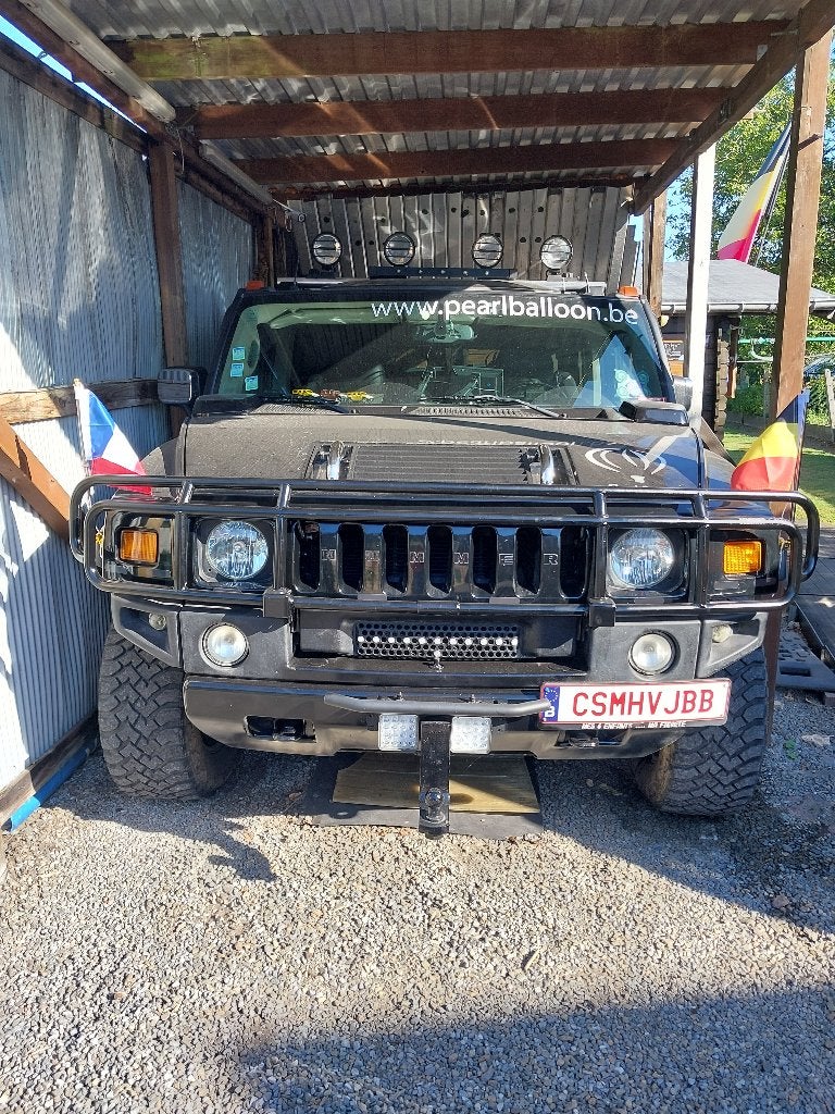 Hummer h2 is op zoek naar kap (vizier) en carterbeschermer, Automaat, 4 deurs, Zwart, Bruin