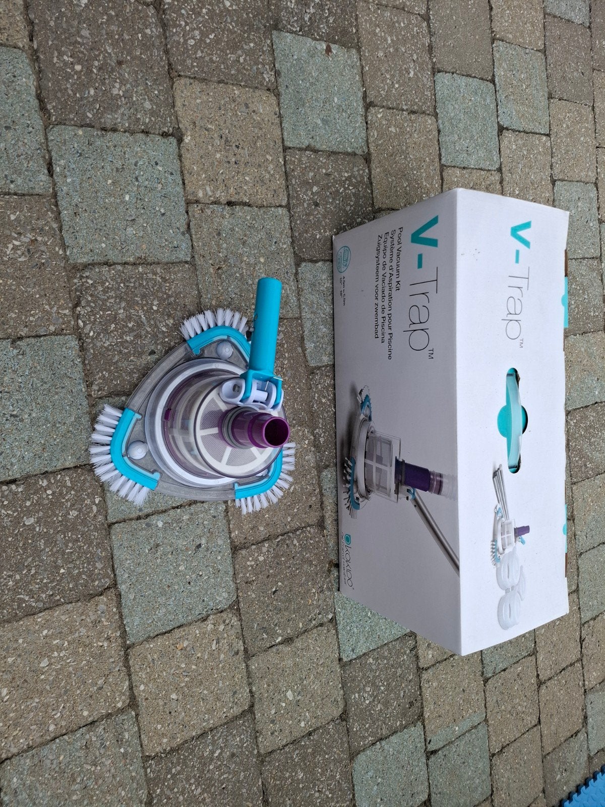 KIT D'ASPIRATEUR DE PISCINE en parfait état. PIÈGE EN V, Jardin & Terrasse, Enlèvement