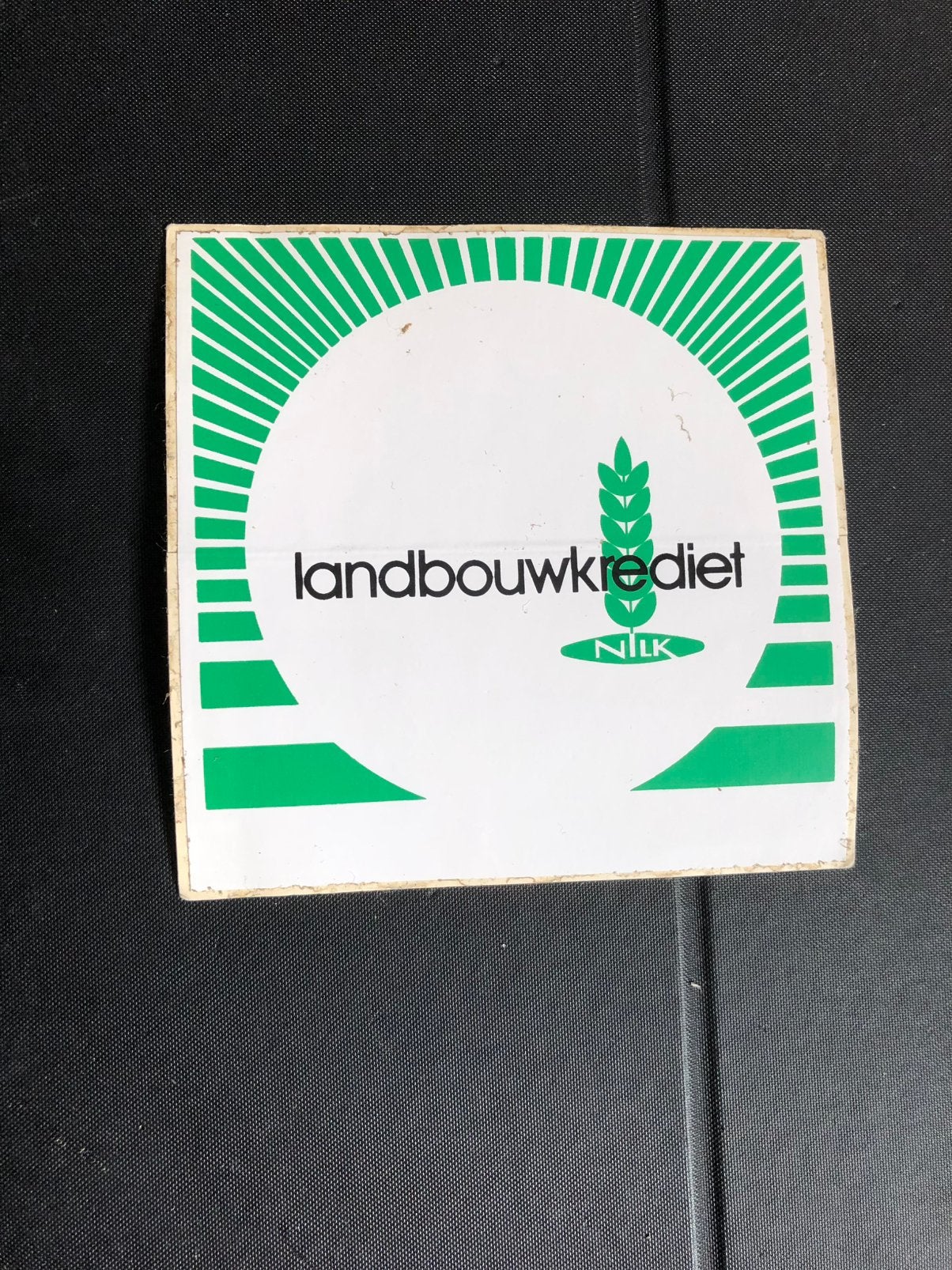 Oude sticker landbouwkrediet, Verzamelen, Ophalen of Verzenden, Nieuw, Bedrijf of Vereniging