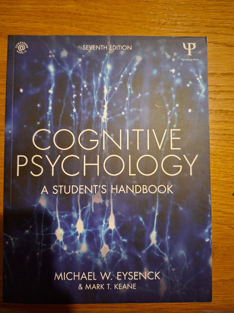 Boek 'Cognitive Psychology' te koop, Ophalen, Zo goed als nieuw, Cognitieve psychologie, Eysenck en Keane