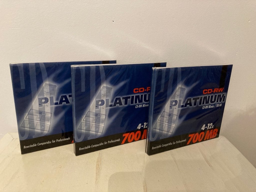 CD-RW Platinum 4x-12x 700 MB - nieuw en ongeopend, Computers en Software, Beschrijfbare discs, Ophalen of Verzenden, Nieuw, Overige typen
