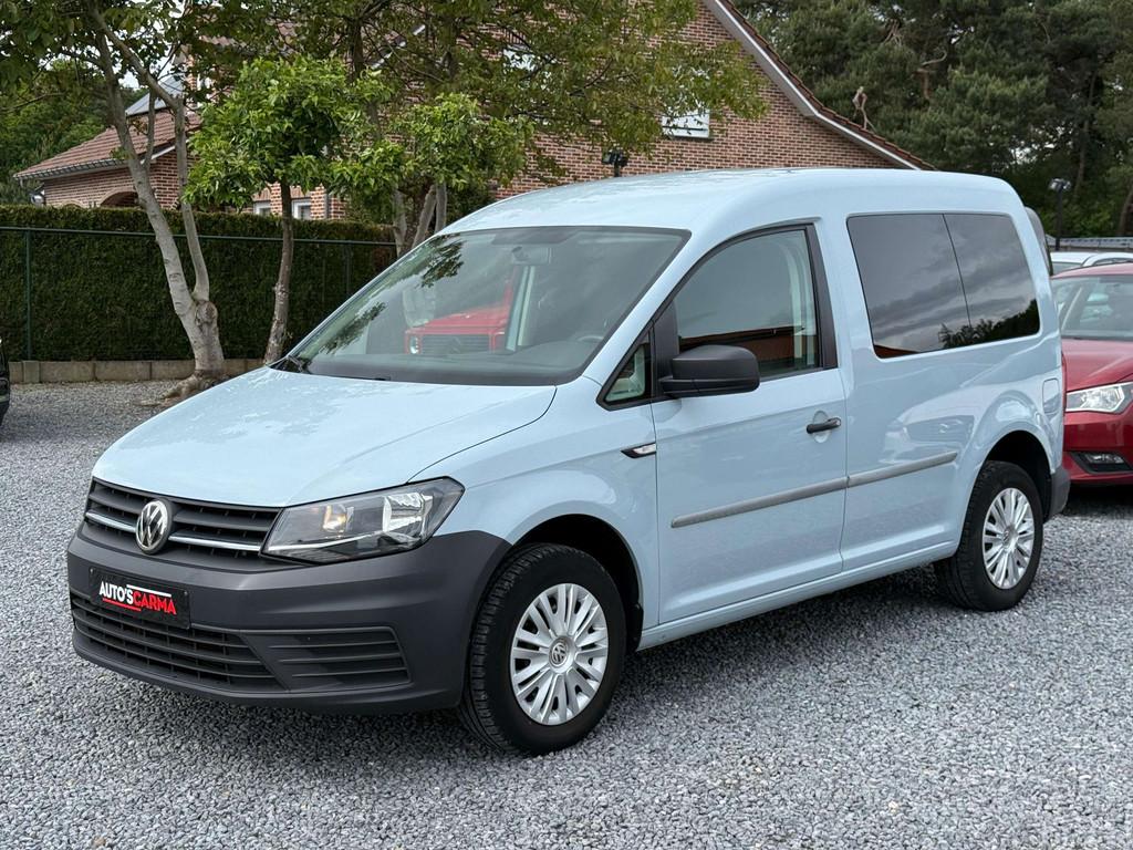 Volkswagen Caddy Benzine Airco 5 Zitplaatsen Propere Staat *, Auto's, Volkswagen, Bedrijf, Te koop, Overige modellen, ABS, Airbags