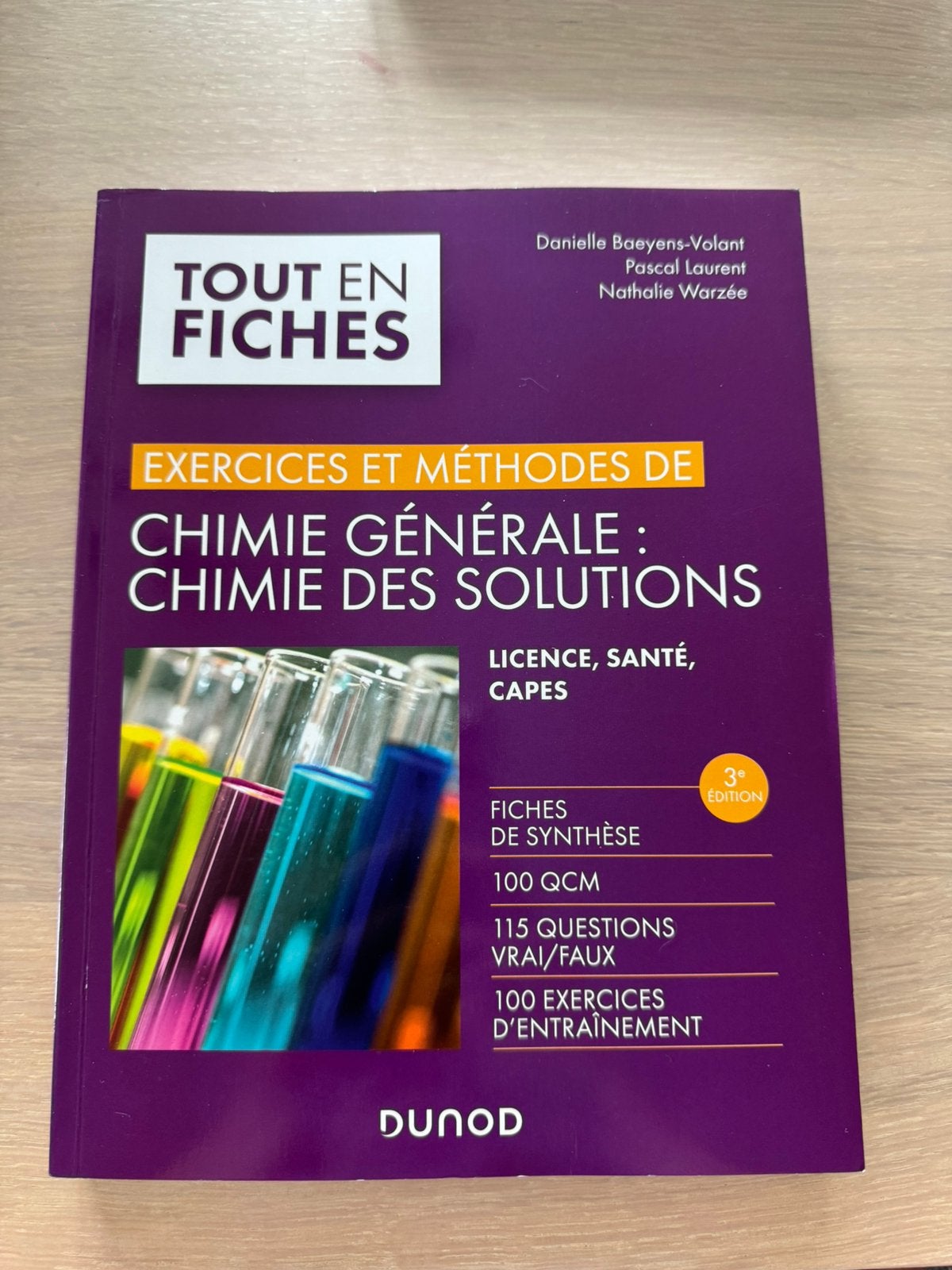 Tout en fiches: Chimie générale: chimie des solutions, Enlèvement ou Envoi, Utilisé, Sciences naturelles