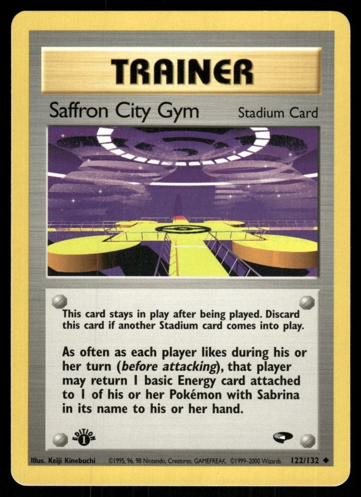 Saffron City Gym 122/132 - Gym Challenge (1st edition), Verzenden, Gebruikt