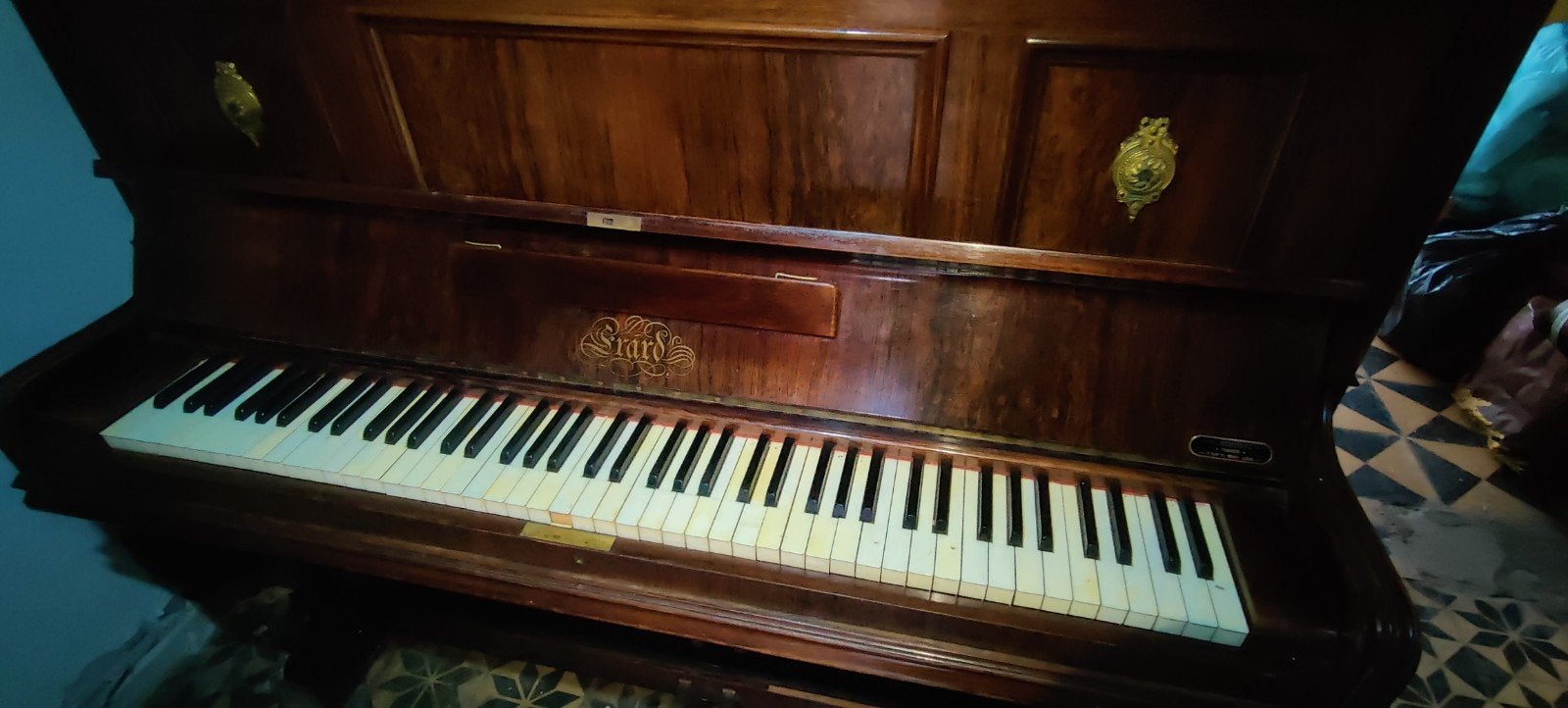 Antique Piano Érard 1912-1913, Enlèvement, Utilisé, Brun, Piano