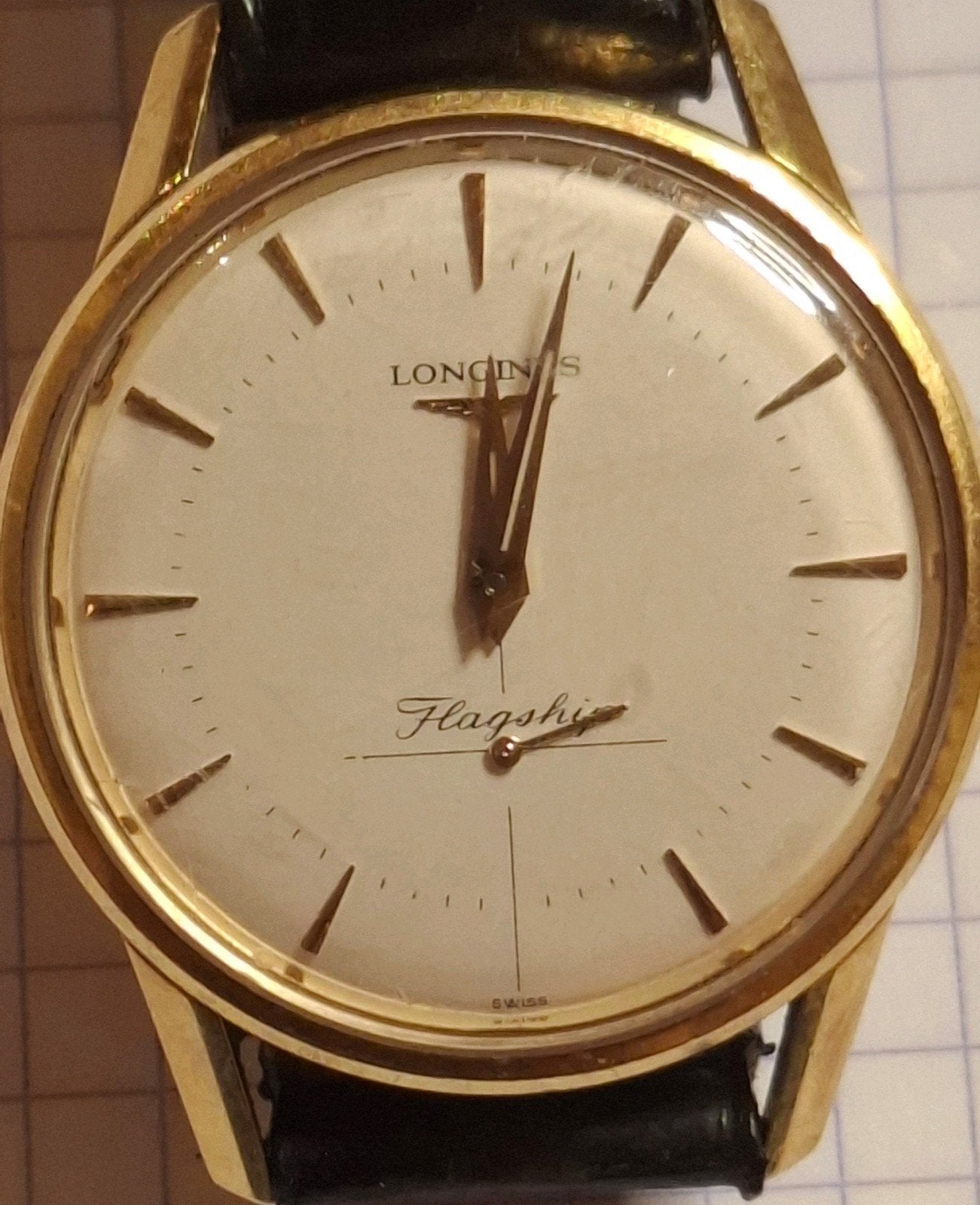 Montre Longines FLAGSHIPS, Enlèvement ou Envoi, Or, Longines