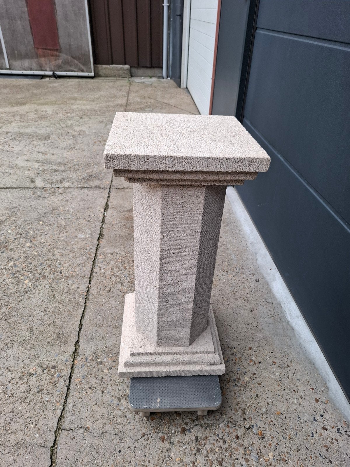 Colonne en pierre française. Aérogommé., Enlèvement ou Envoi