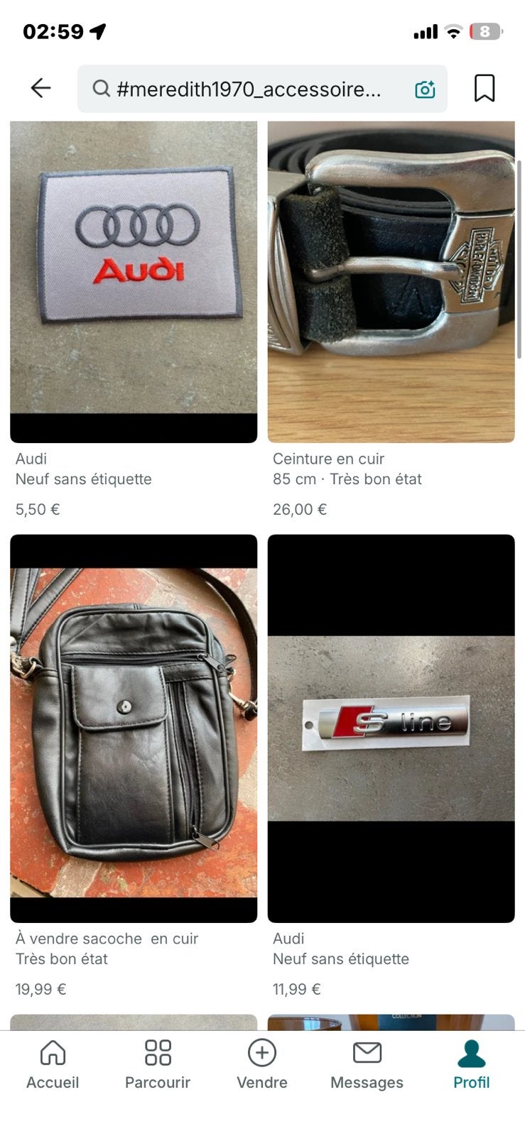 Accessoires pour hommes, Enlèvement ou Envoi, Comme neuf