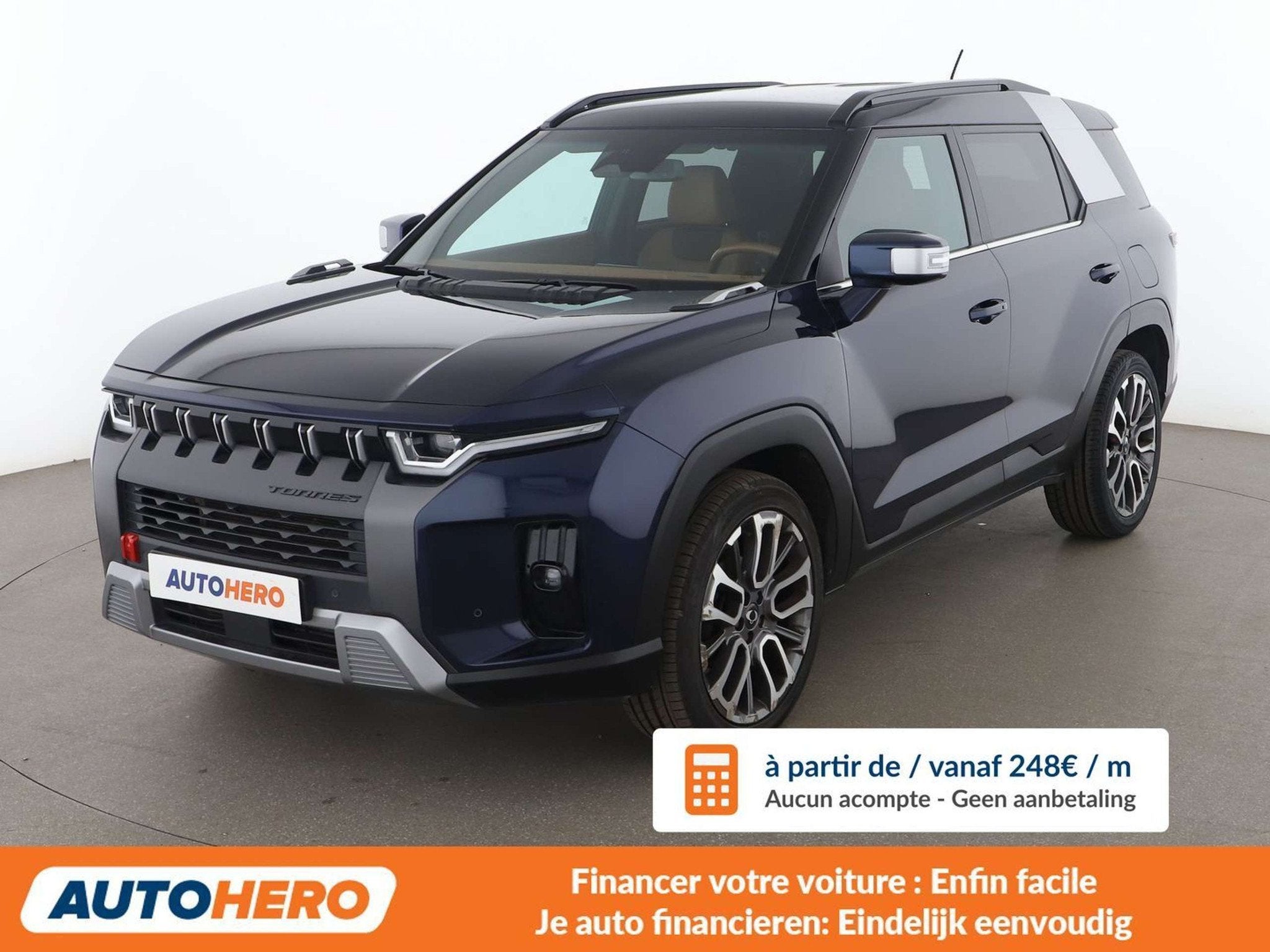SsangYong Torres 1.5 T-GDI Dream (automatique), Autos, Cuir, Euro 6, Autres carburants, Détection des panneaux routiers