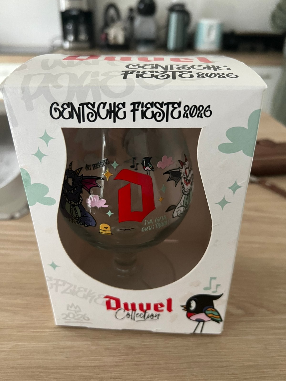 Duvel glas Gentse feesten 2026, Ophalen of Verzenden, Zo goed als nieuw, Duvel