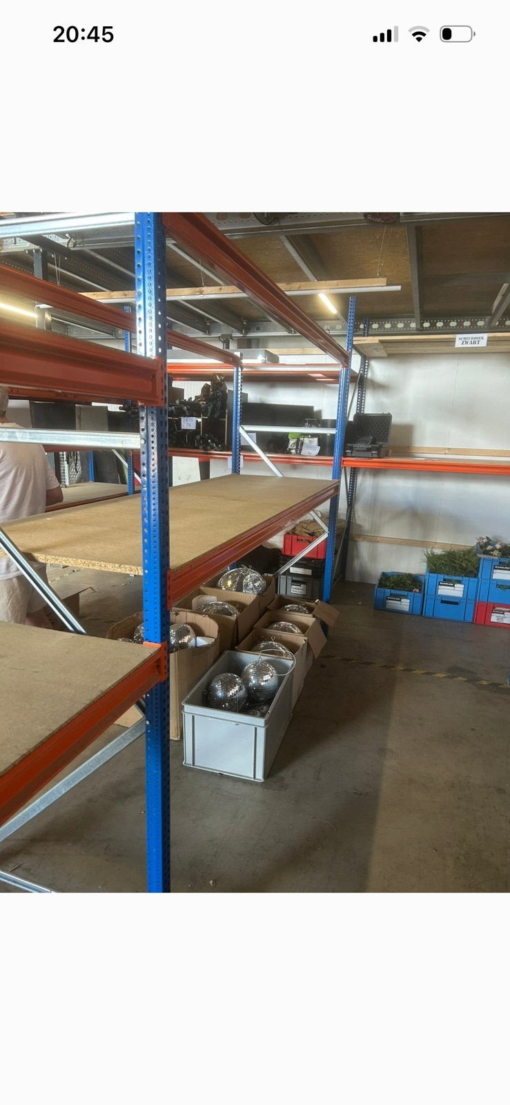 Magazijn rekken 10 meter, Zakelijke goederen, Ophalen of Verzenden