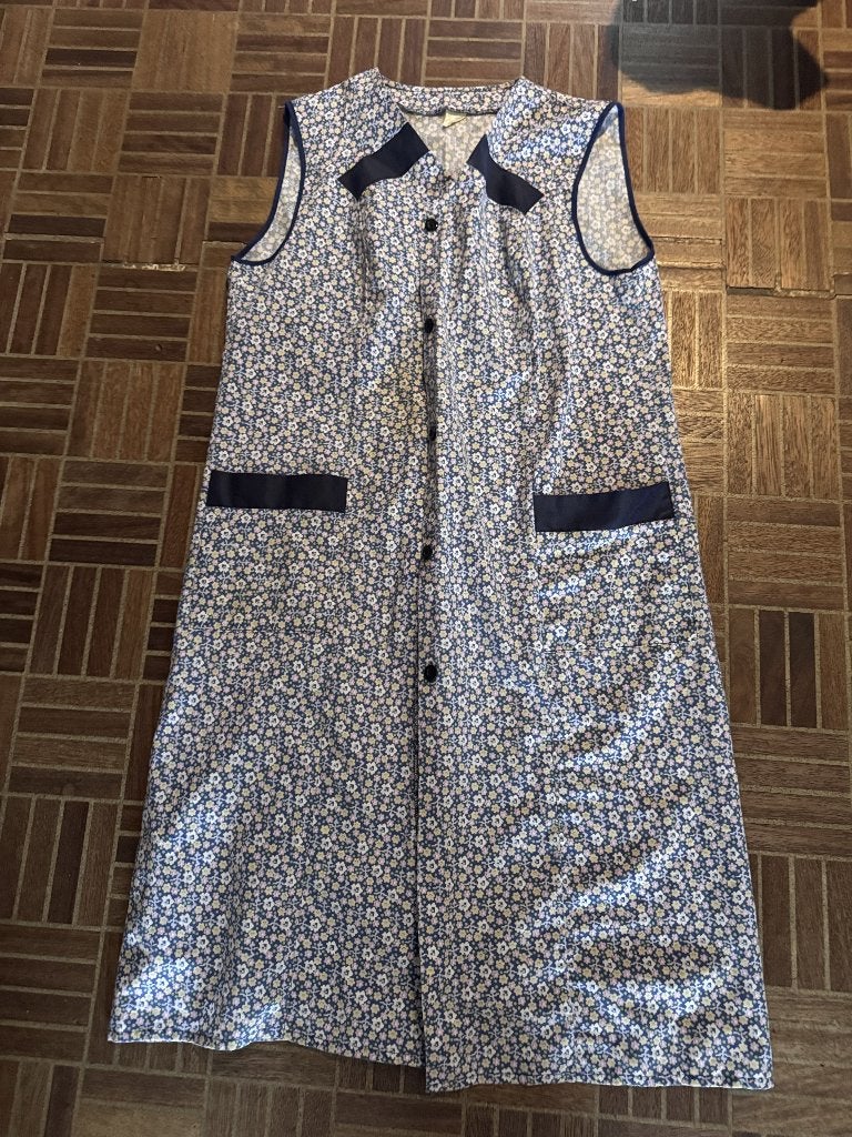 Robe-tablier vintage sans manches — taille 48, Vêtements | Femmes, Robes, Taille 46/48 (XL) ou plus grande, Enlèvement, Porté