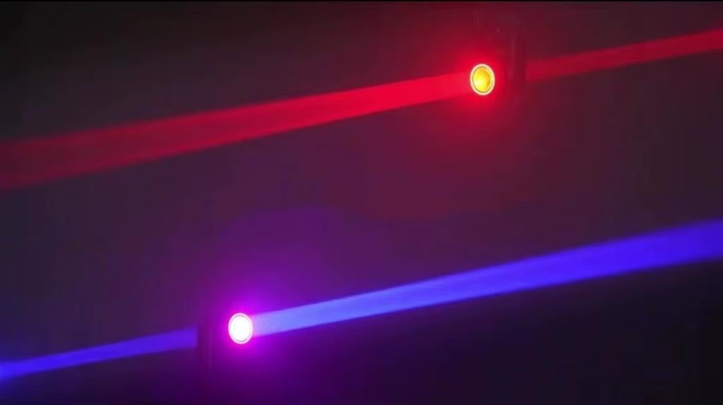 Nouvelle tête mobile à double faisceau 500W, Enlèvement ou Envoi, Neuf, Lumières, Couleur
