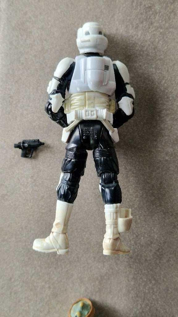 Star Wars Hasbro AT-ST Solo Biker Scout barada figuren, Verzamelen, Ophalen of Verzenden, Gebruikt, Actiefiguurtje