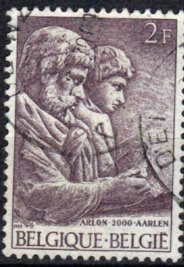 Belgique 1969 - Yvert/OBP 1486 - 2e millénaire d'Arlon (ST), Envoi, Affranchi, Oblitéré, Art