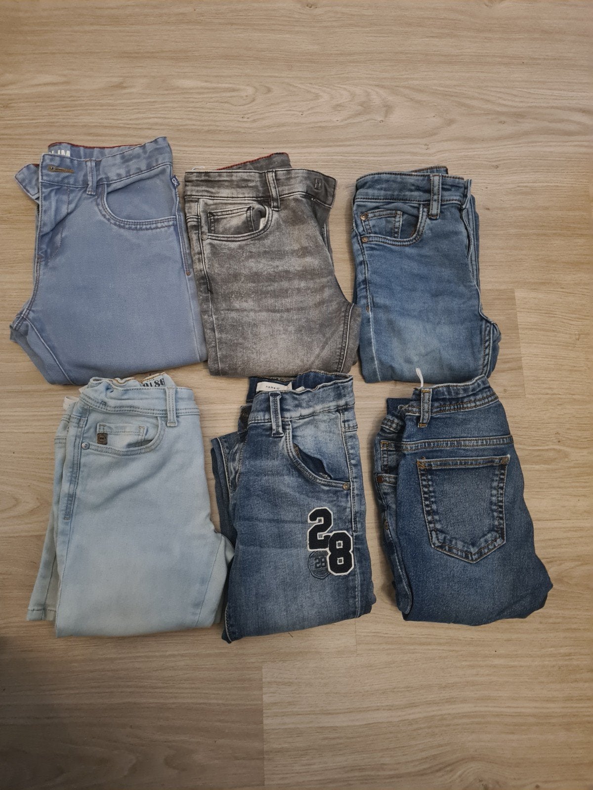 6 jeansbroeken, Ophalen, Maat 134