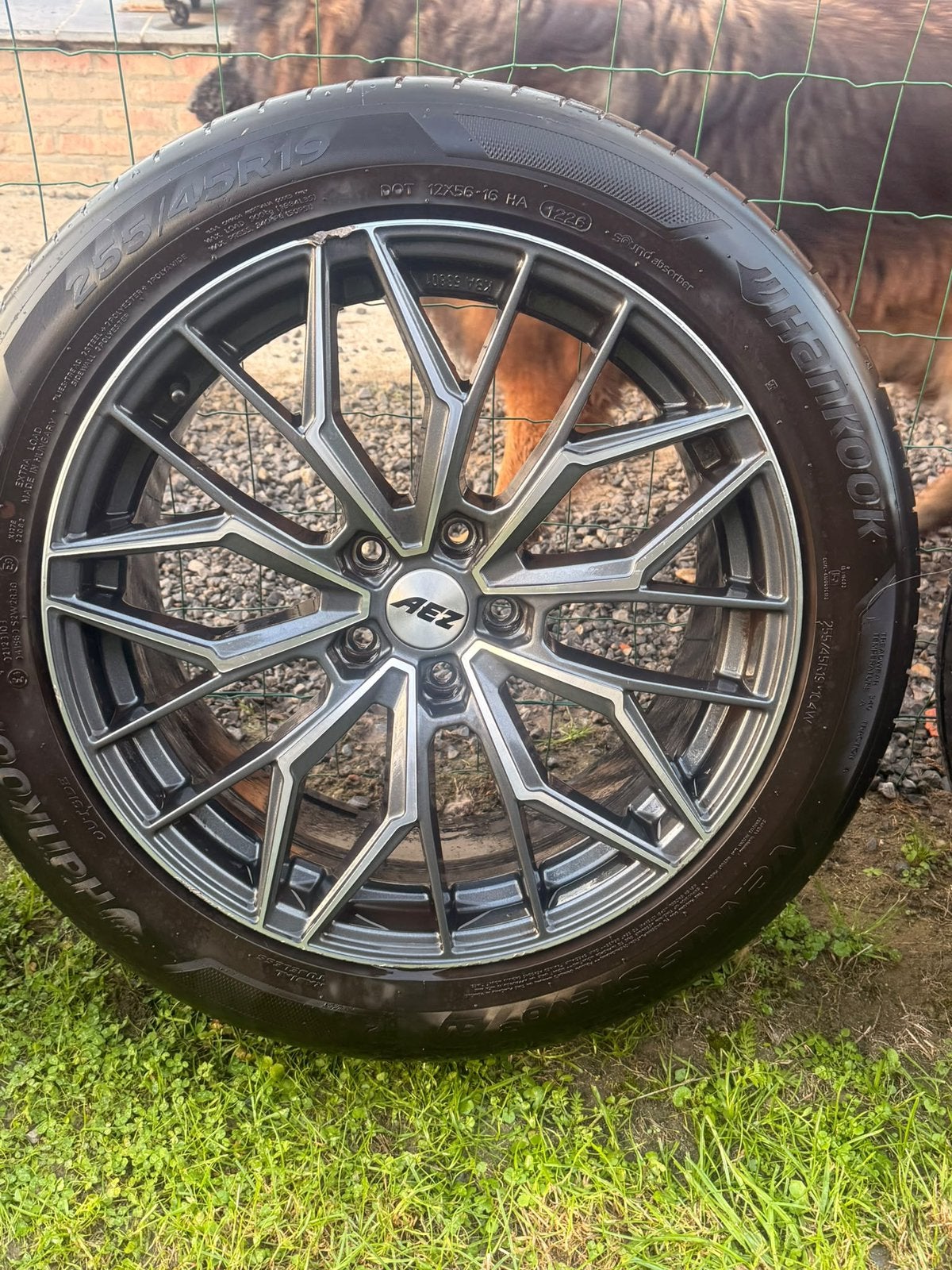 AEZ 19" velgen + Hankook banden, Auto-onderdelen, Ophalen, 19 inch, Band(en)