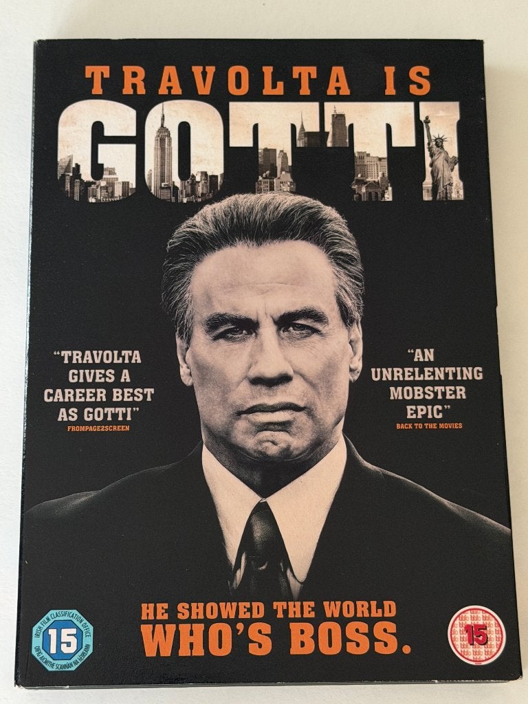 Gotti (John Travolta) DVD Import, CD & DVD, DVD | Thrillers & Policiers, Utilisé, Mafia et Policiers, À partir de 16 ans, Enlèvement ou Envoi