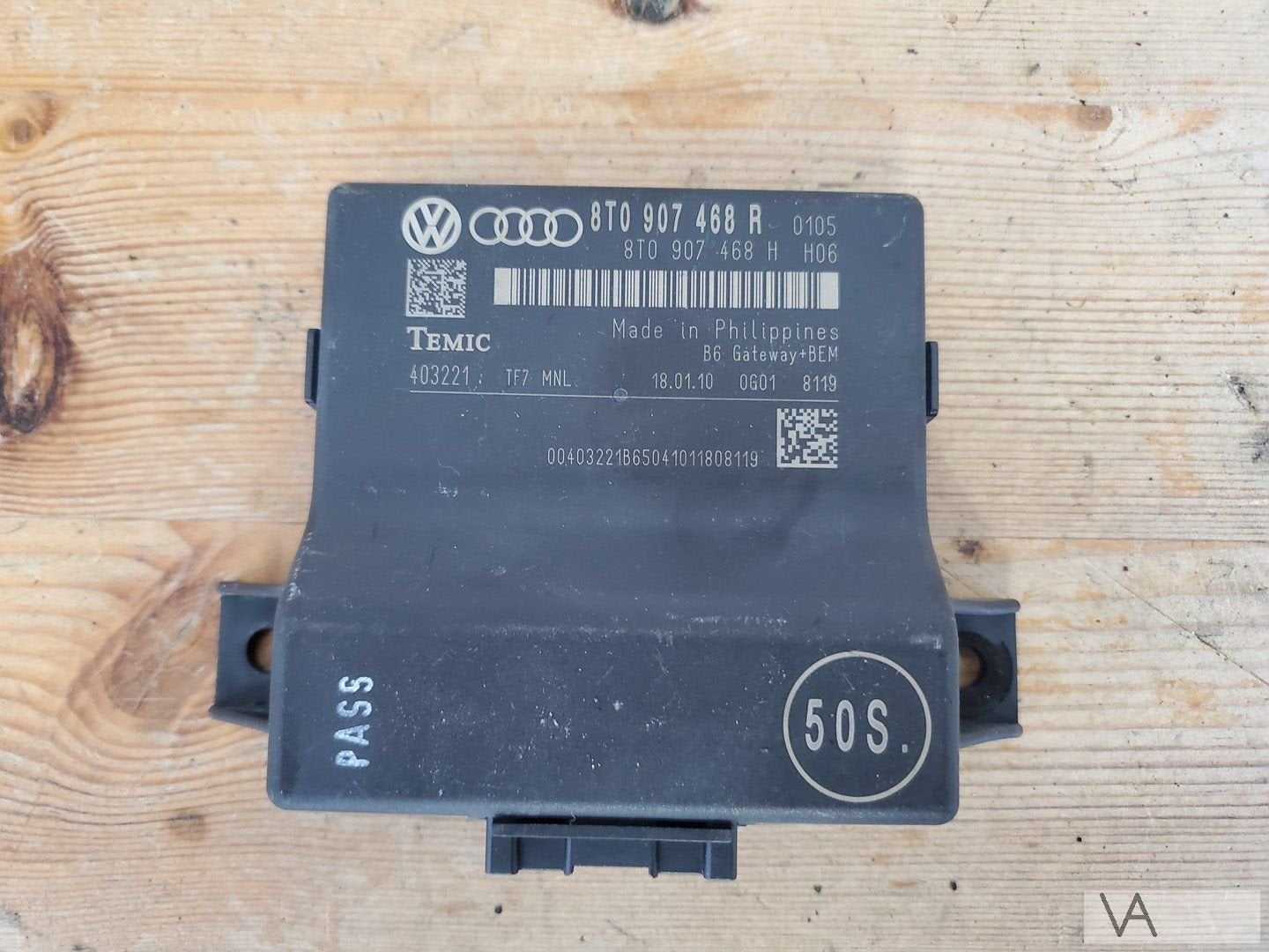 Audi A4 8k en A5 8t 2007 - 2016 gateway module 8t0907468R, -, Audi, Utilisé, -