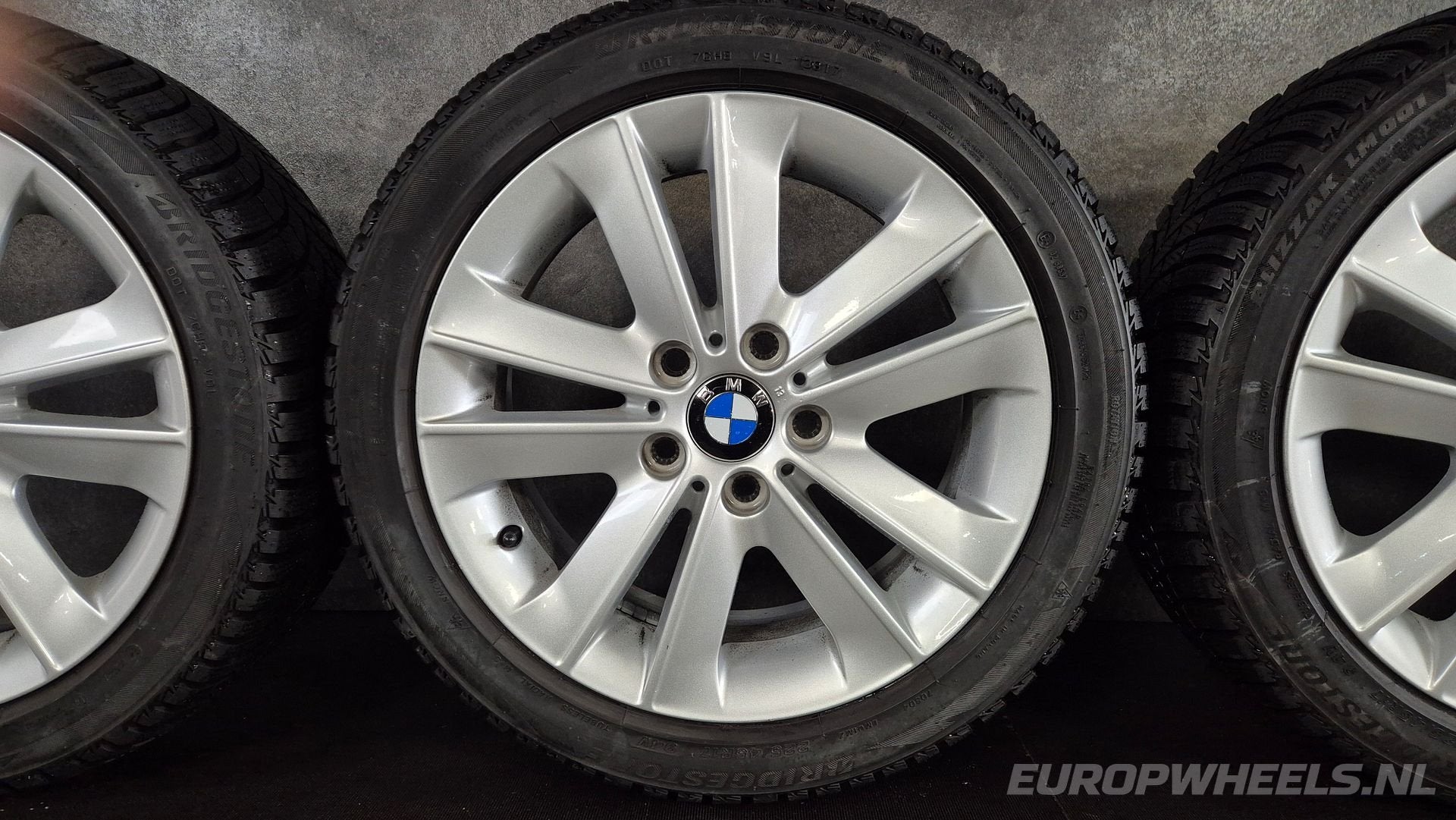 17 inch BMW 1 Serie F20 F21 F22 F23 Style 141 Winterbanden, Gebruikt, -, -, Banden en Velgen