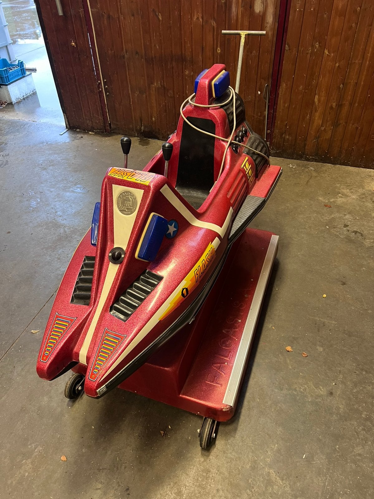 Kiddy Ride Falgas Raket, Ophalen, Zo goed als nieuw